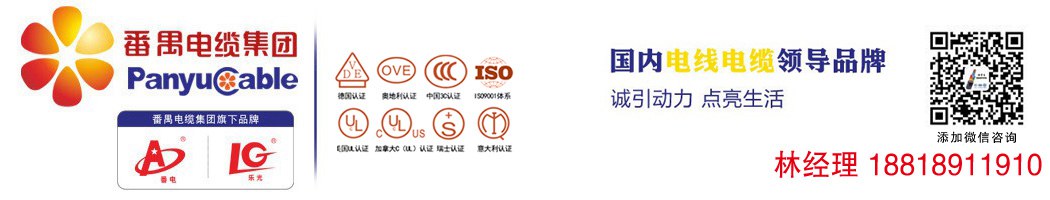 番禺電纜集團，旗下品牌番電，樂光